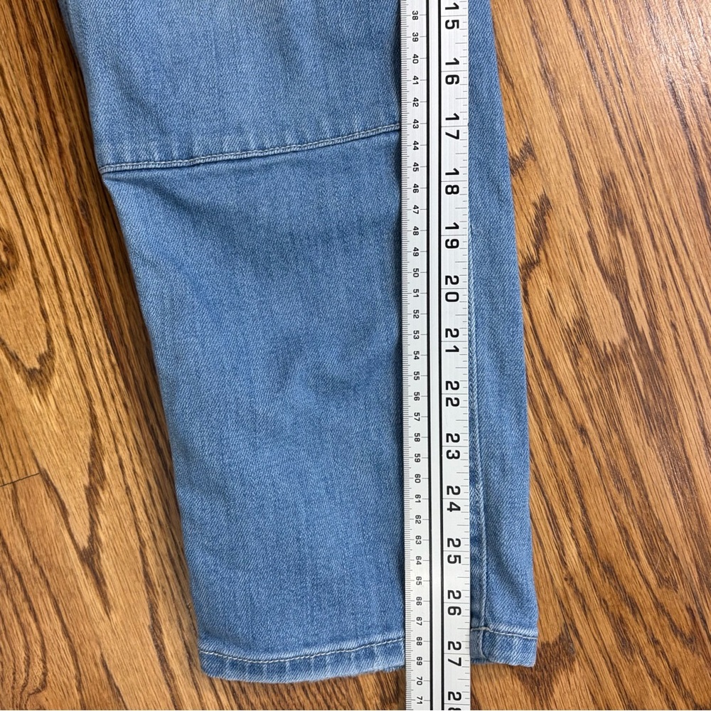 Anthropologie Pilcro Paint Splatter Bandana Cuffed Utility Carpenter Jeans (31) - Picture 12 of 13